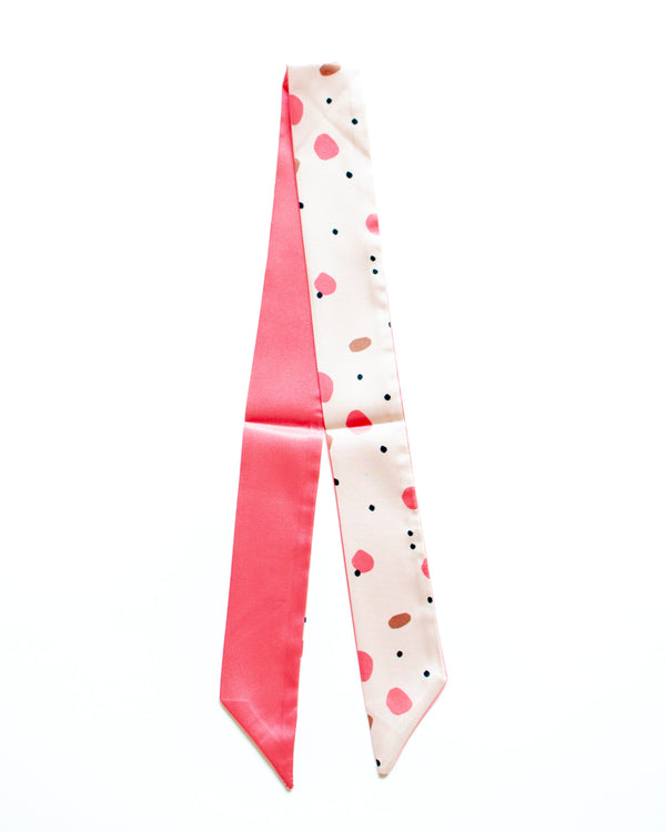 Pretty Tough in Pink Skinny Scarf