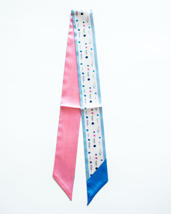 Floral Skinny Scarves