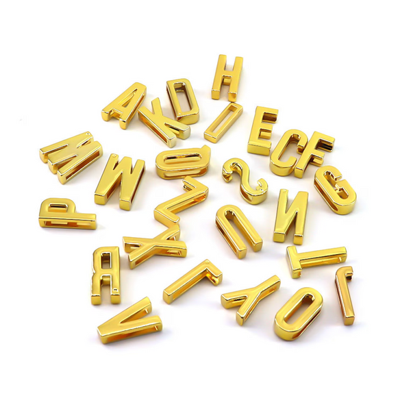 Gold Letter Bandana Slides - Wholesale