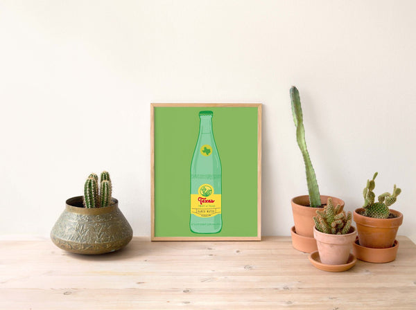 Texas Topo Chico Art Print - 2