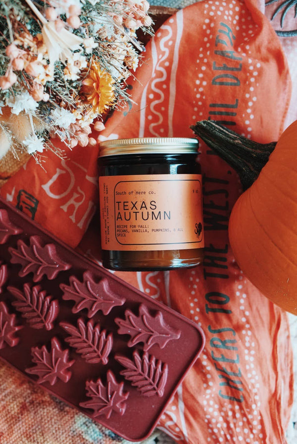 Texas Autumn Scented Soy Jar Candle