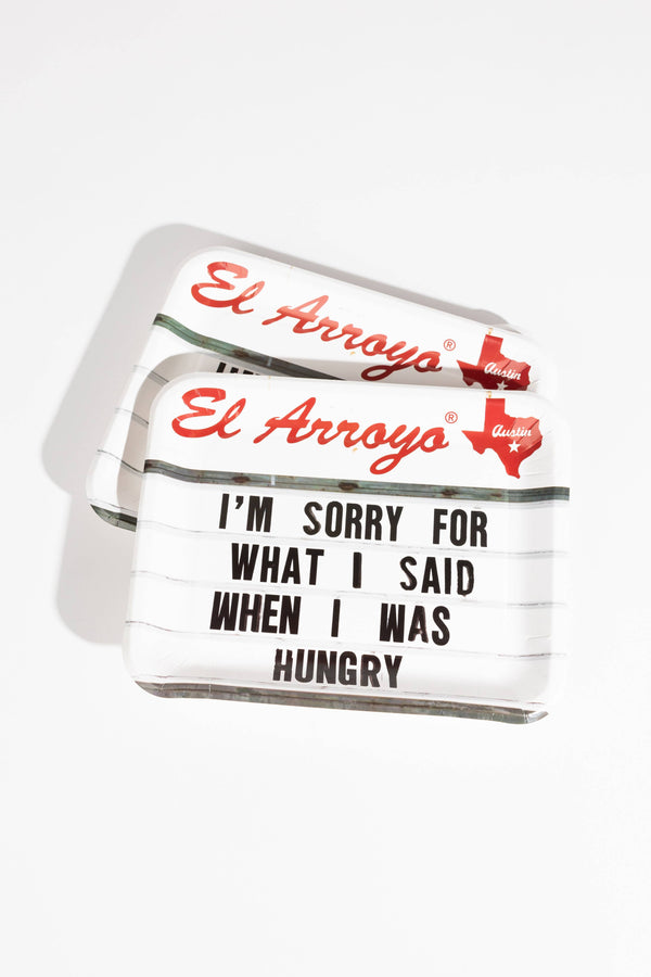 Party Plates - When I Was Hungry