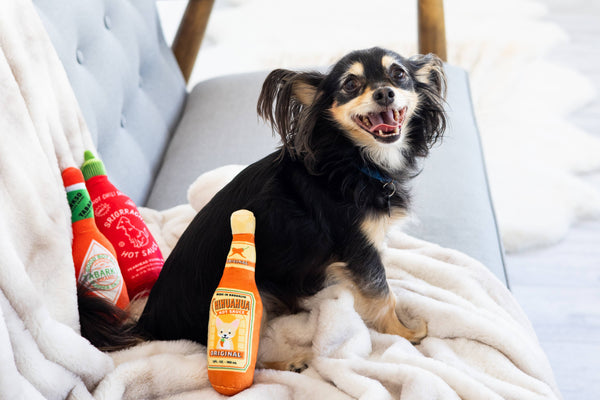 Hot Pupper Sauce Dog Toy Set