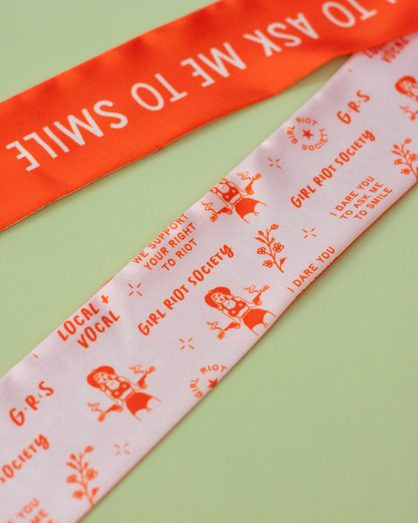 I Dare You to Ask Me to Smile Cowgirl Skinny Scarf