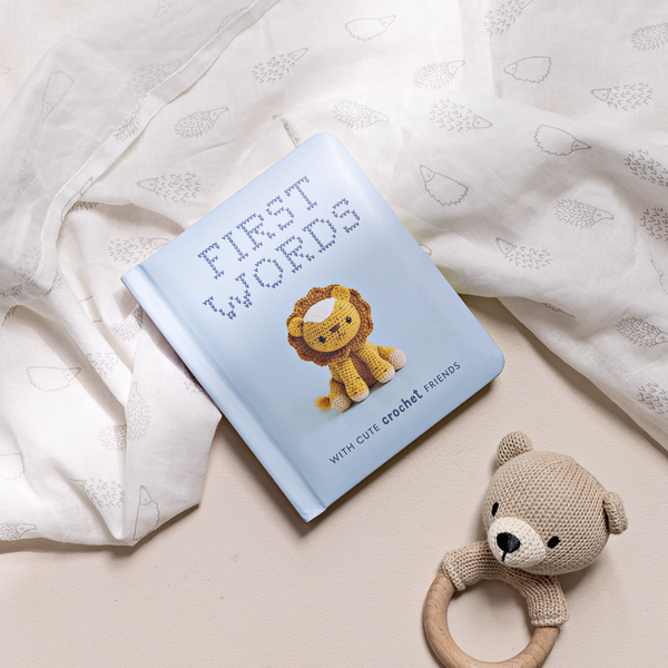 First Words w/ Cute Crochet Friends Book