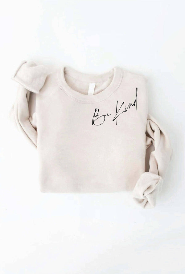 Be Kind Graphic Sweatshirt - Mauve