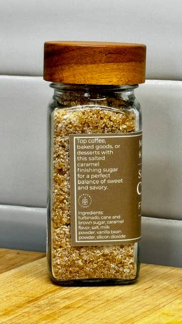 Small Batch Salted Caramel Finishing Sugar