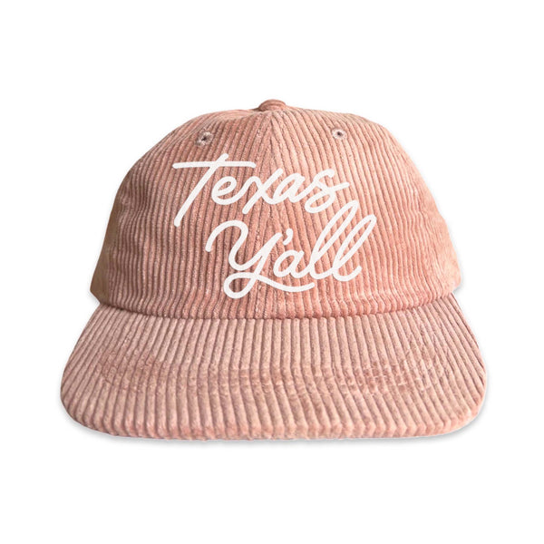 Texas Y'all Corduroy Cap