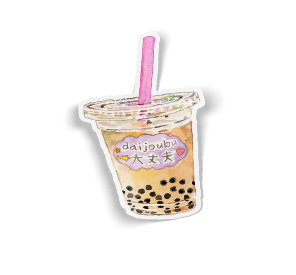 Daijoubu Bubble Tea Magnet