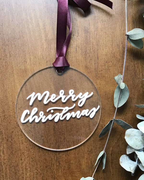 Merry Christmas Ornament