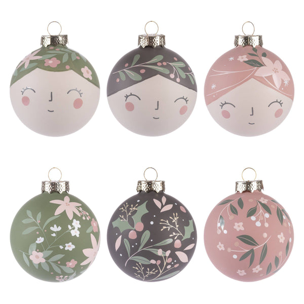 Reyna Hand Painted Ornaments