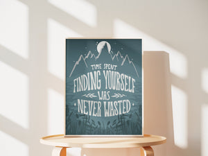Finding Yourself Art Print - 1