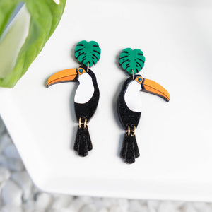 Toco Toucan Stud Dangles - 1