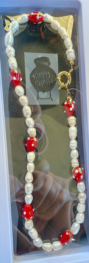 Strawberry necklace - 1