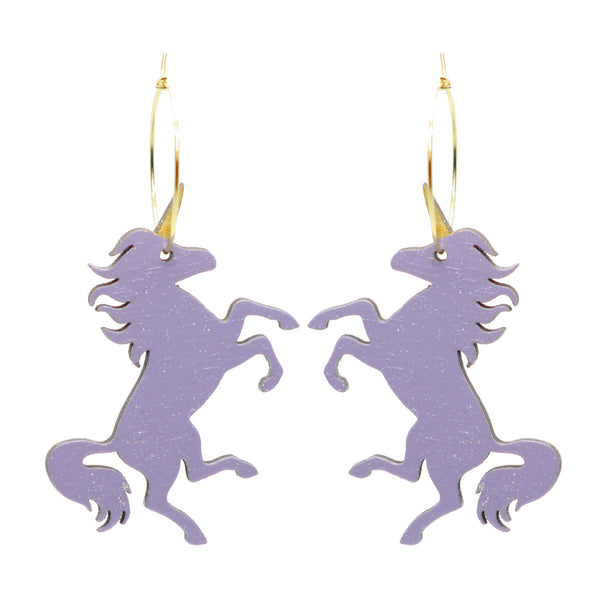 Unicorn Hoop Earrings - 2