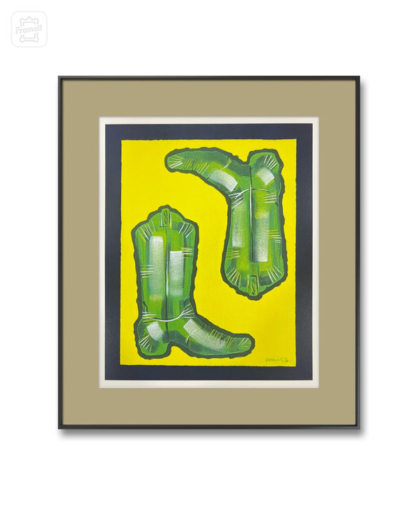 Mylar Balloon Boots Giclée Art Print - 1