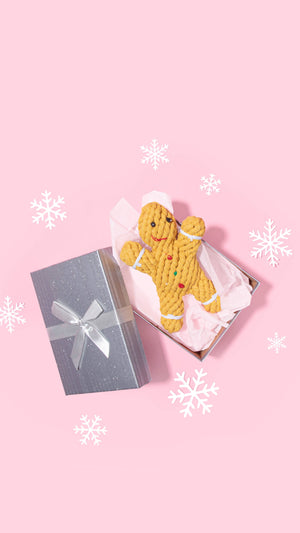 Gingerbread Dog Toy - 7