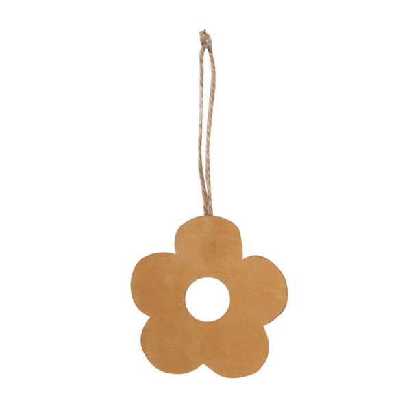 Daisy Leather Ornament