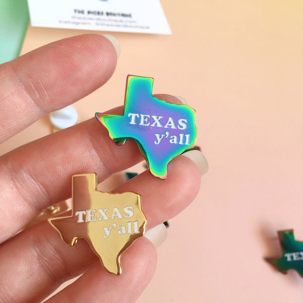 TEXAS Y'all Enamel Pin