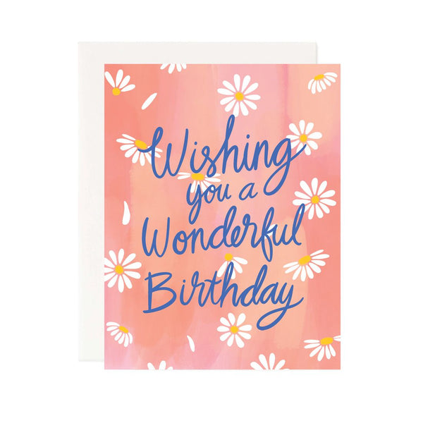 Wishing You a Wonderful Birthday Greeting Card - 1