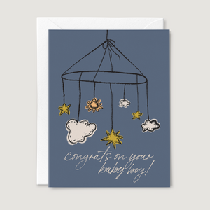 Baby Boy Mobile Card - 1