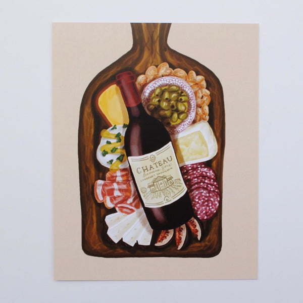 Château Charcuterie 8x10 Print - 2