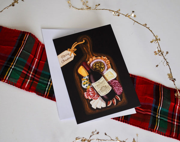 Christmas Cab & Charcuterie Card - 1