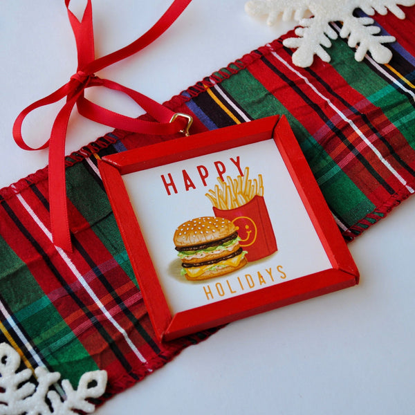 Happy Holiday Meal Christmas Ornament - 2