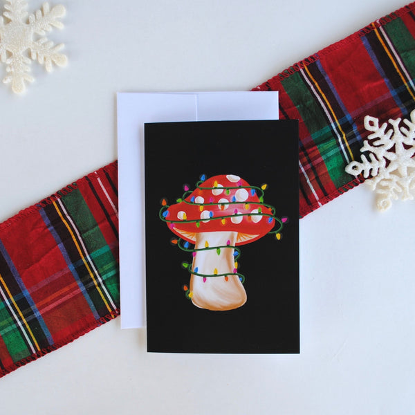 Festive Funghi Christmas Card - 2