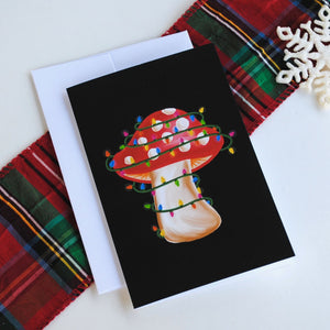 Festive Funghi Christmas Card - 1