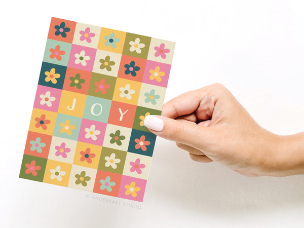 Joy Daisies Greeting Card - HS