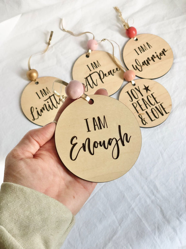 Affirmation Ornaments - 4