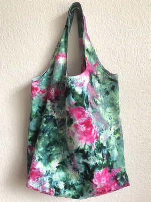 Ice Dyed Cotton Tote Bag - 1