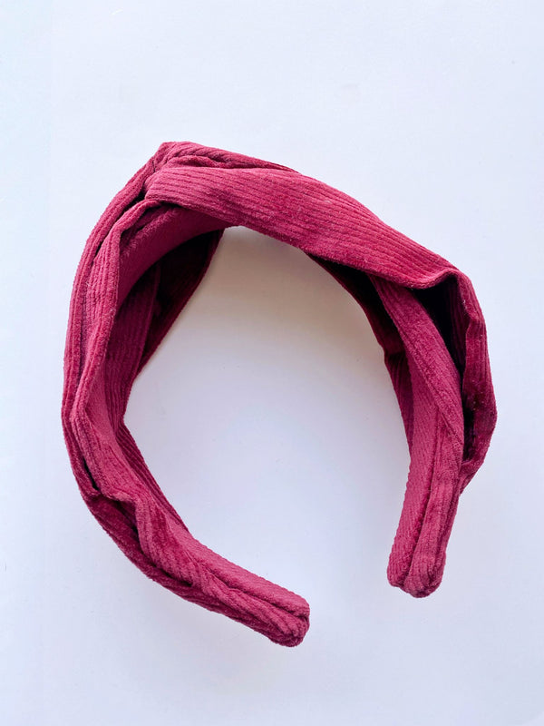 Corduroy Turban Non-Slip Top Knot Headband - 2