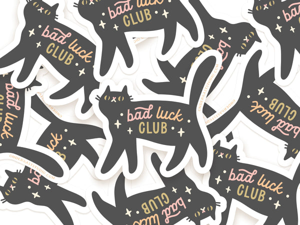 Bad Luck Club Sticker