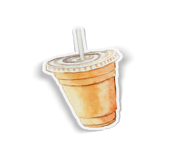 Iced Coffee Sticker