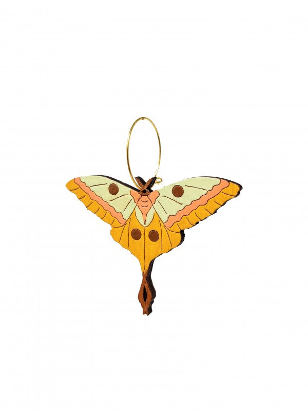 70s Moth Earrings