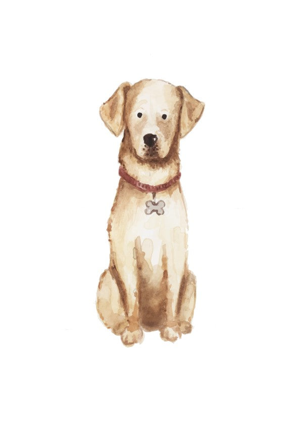 Yellow Lab Print