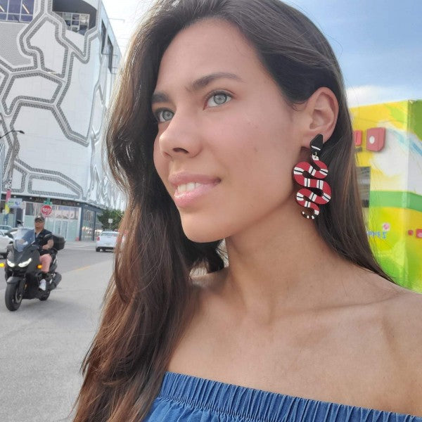 Snake Dangle Earrings