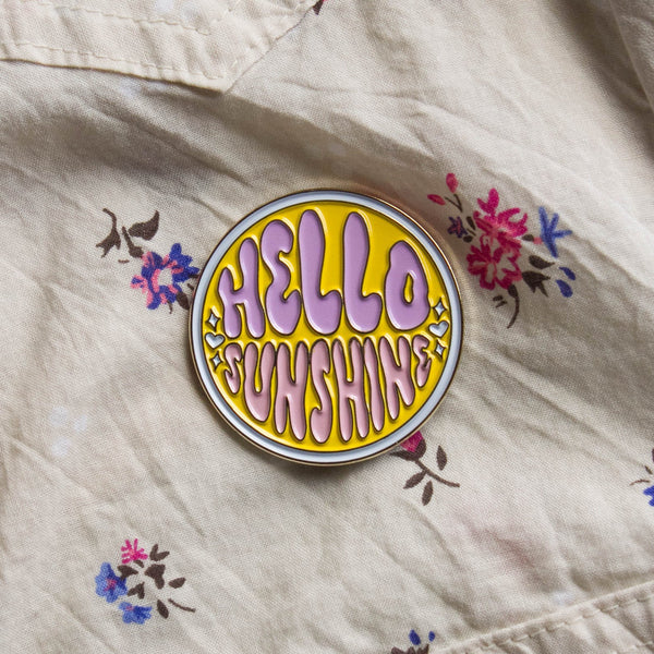 Hello Sunshine Enamel Pin - 1