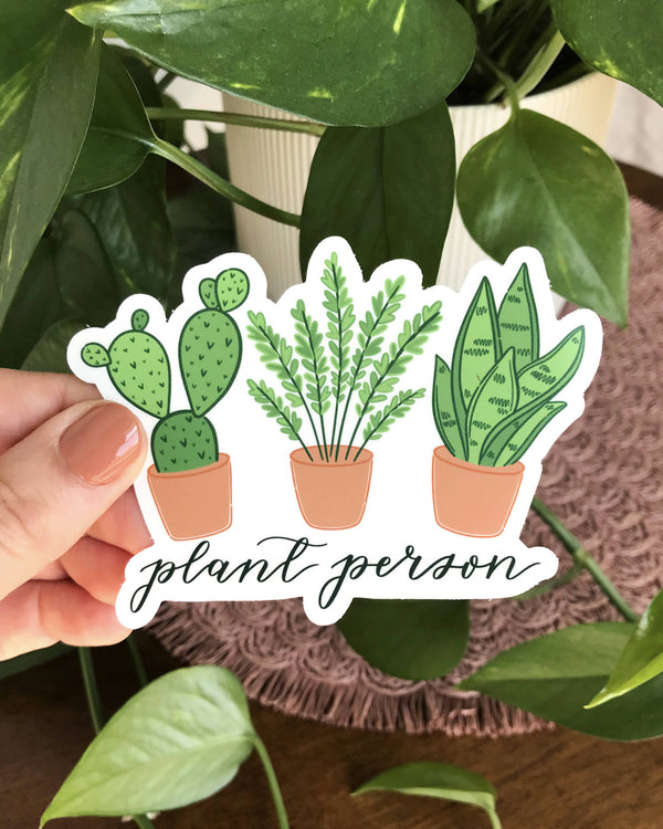 Plant Person Sticker