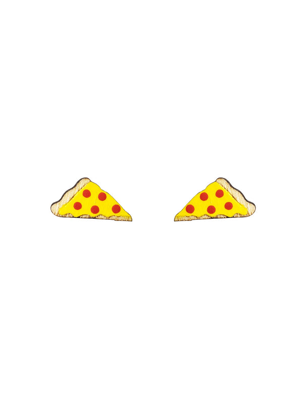 Pepperoni Pizza Stud Earrings - 2