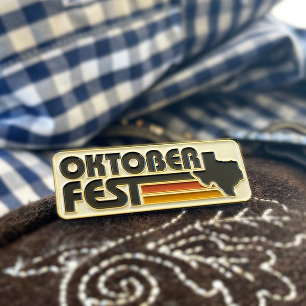 Oktoberfest Texas Lapel Pin