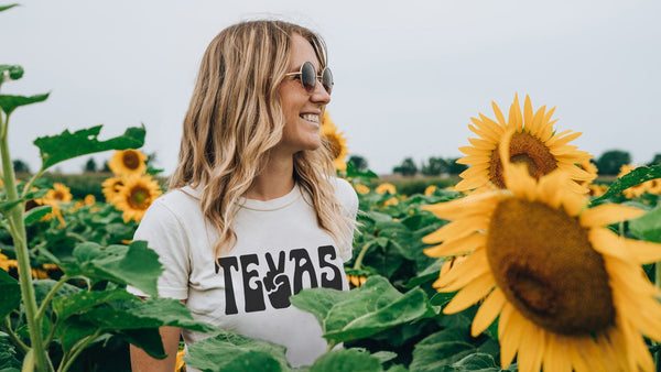 Peace Texas Tee - Natural